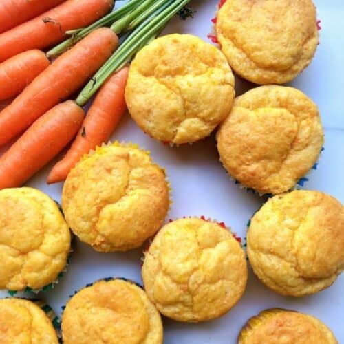 Carrot and Cheese Muffins Thermomix.
