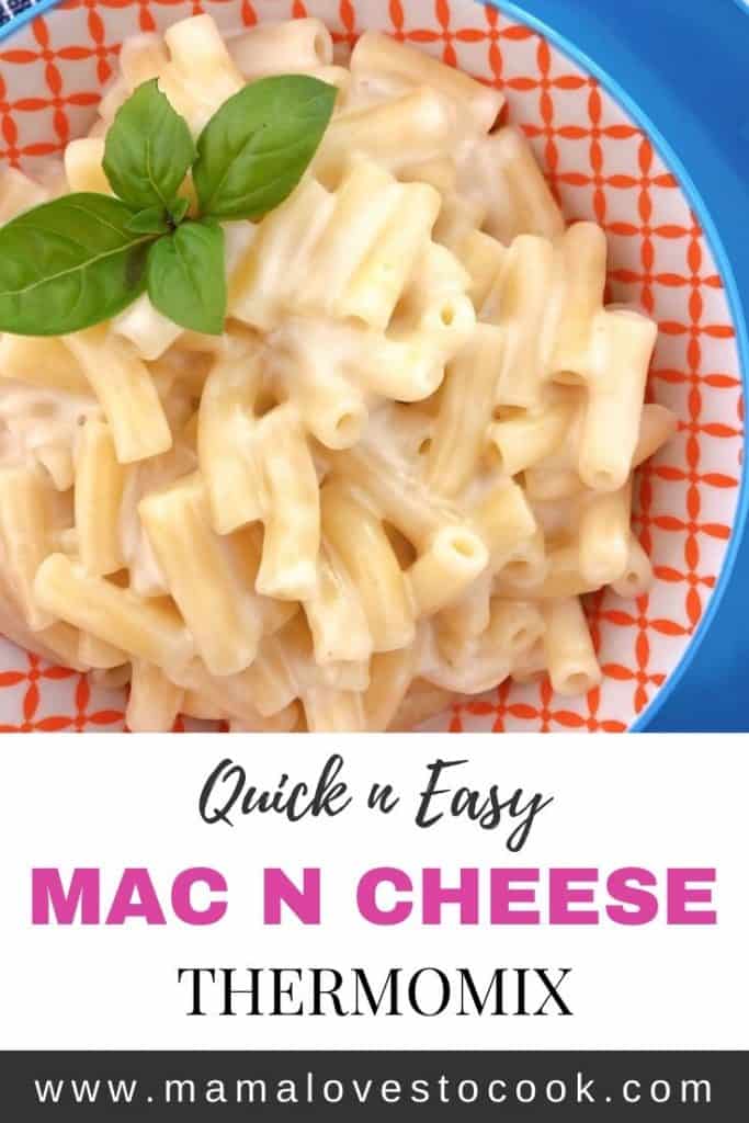 Mac and Cheese Thermomix Recipe Pinterest Pin