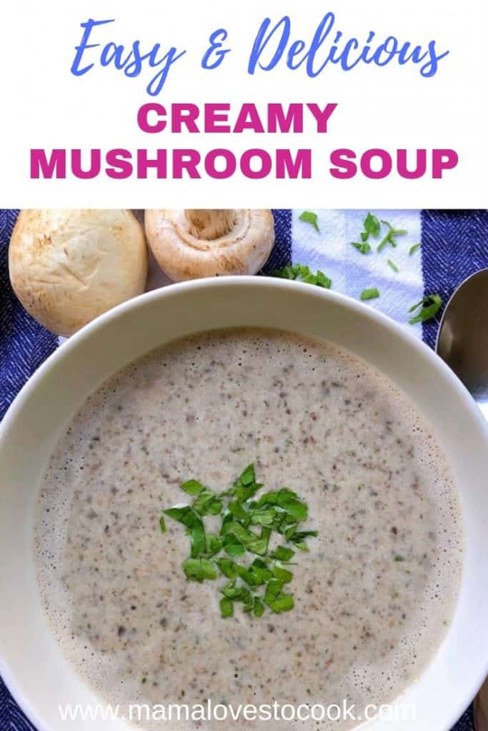Easy Mushroom Soup Recipe