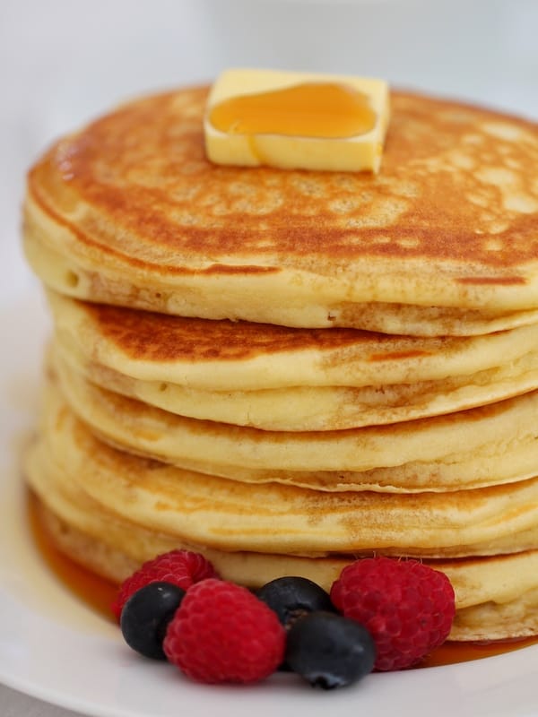 A plate of Thermomix Pancakes 