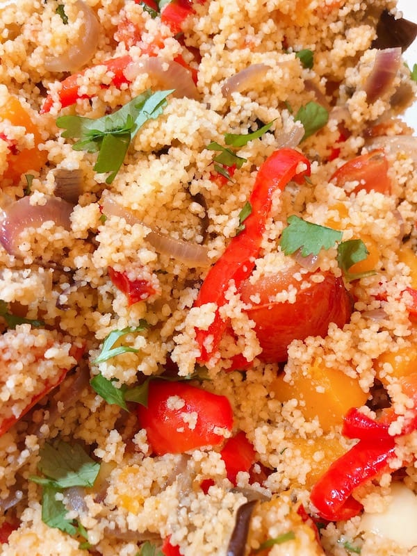 Couscous with roasted vegetables