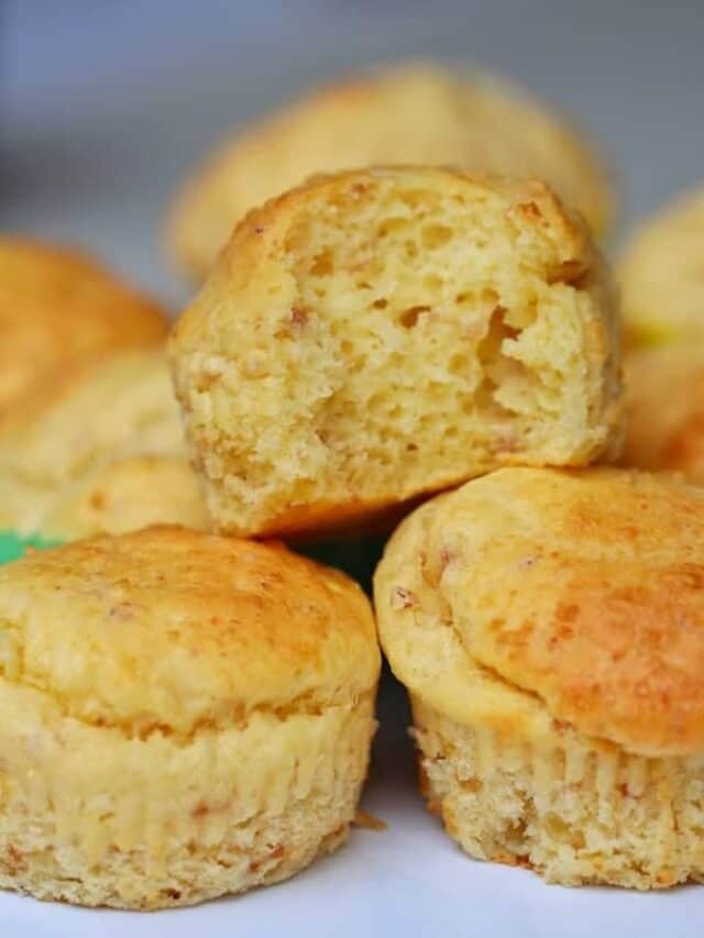 Cheese and bacon muffins recipe