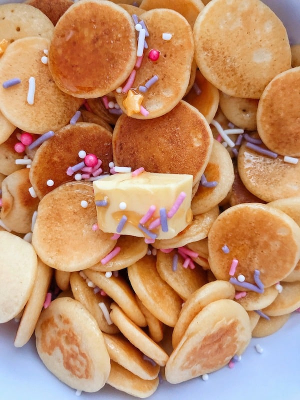 Pancake Cereal in bowl
