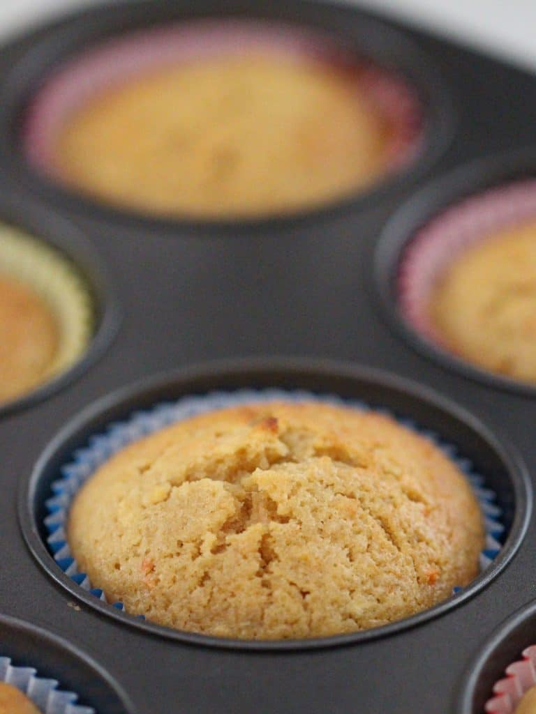 ABC Muffins in muffin tin