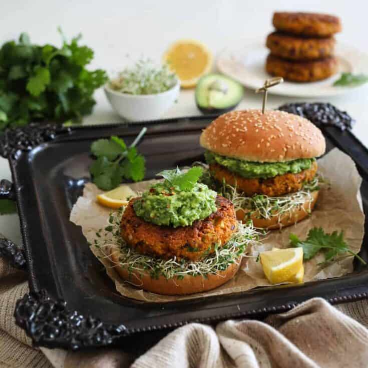 Image for Desi Pumpkin Bean Burger 