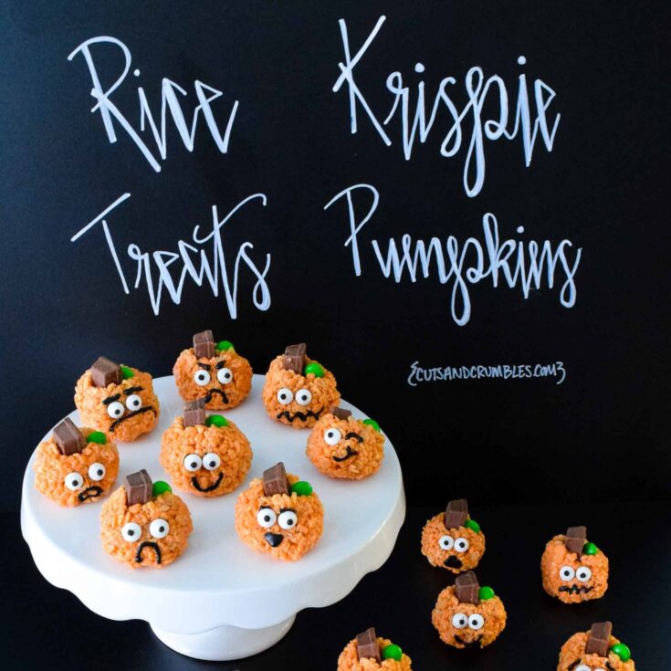 Image for Rice Krispie Halloween Pumpkins