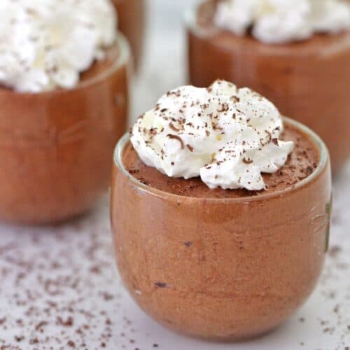 Thermomix chocolate mousse.