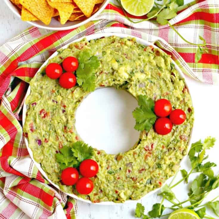 Image for Guacamole Christmas Wreath