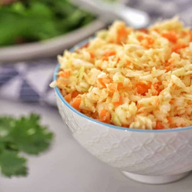 Thermomix Coleslaw.