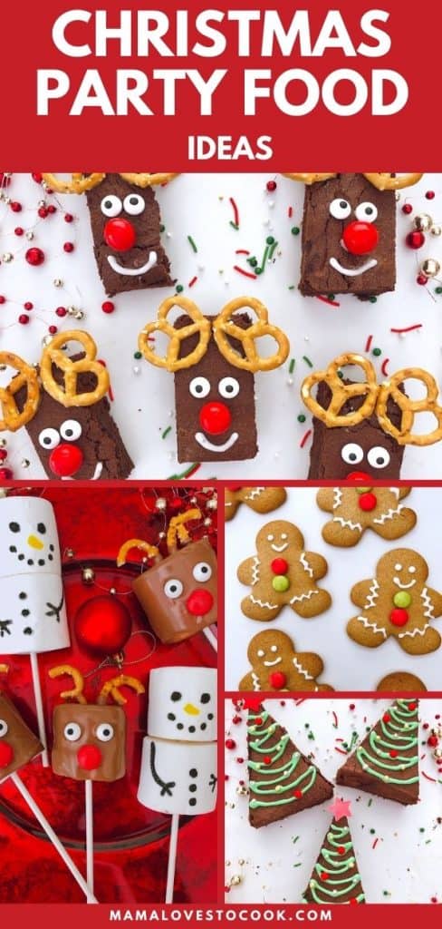 Christmas Party Food pinterest pin