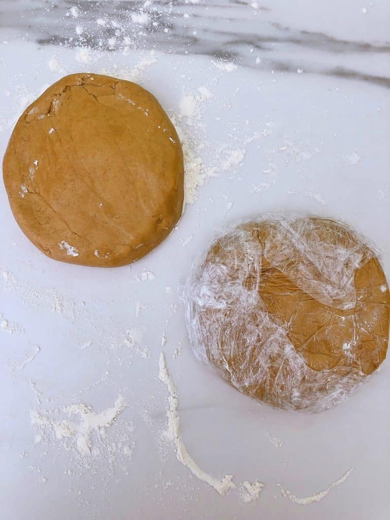 Gingerbread cookie dough