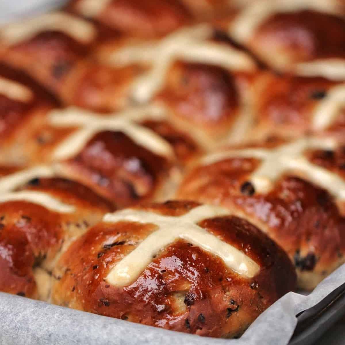 Thermomix Hot Cross Buns.
