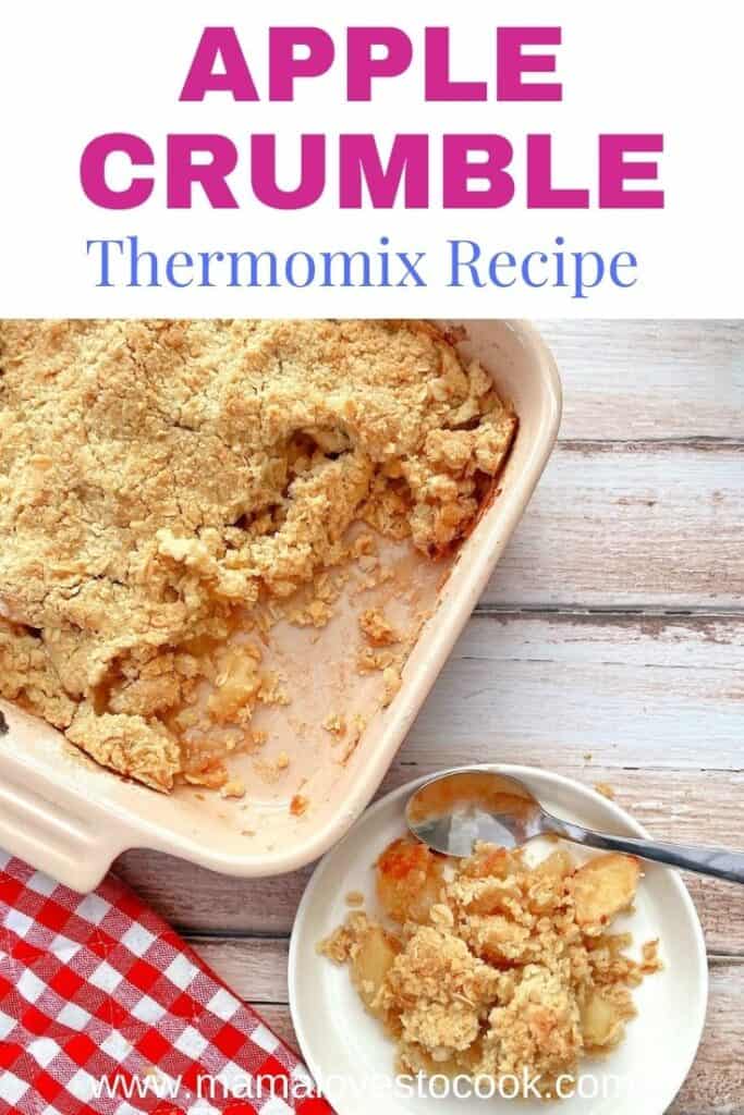 Thermomix Apple Crumble Pinterest Pin