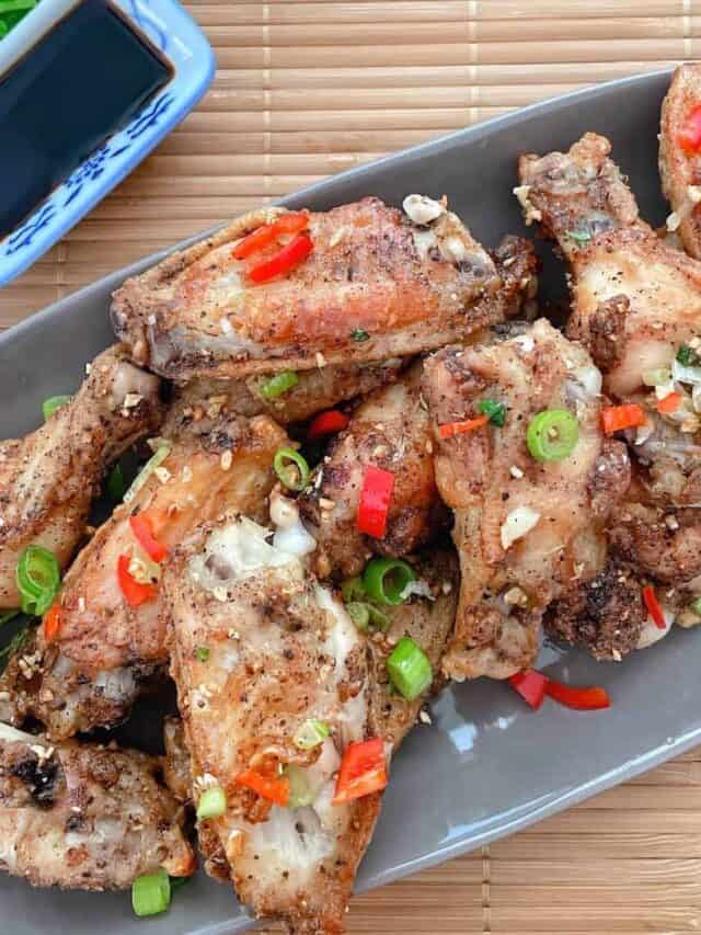Salt & Pepper Chicken Wings Recipe