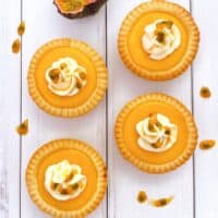 Thermomix Passion fruit tarts