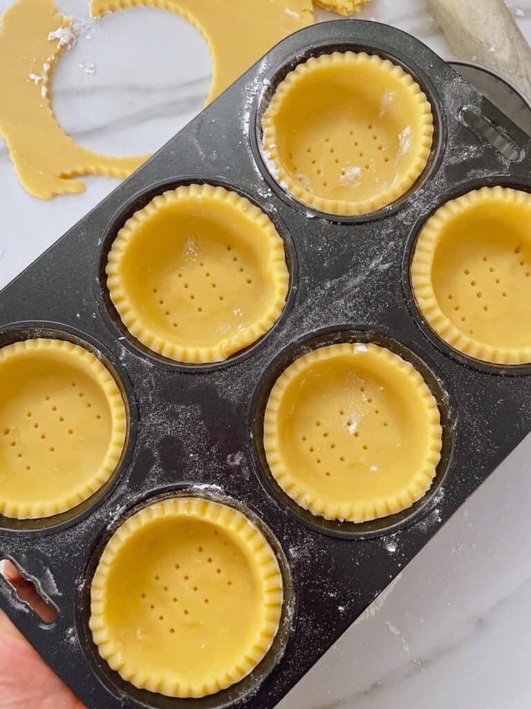 Pastry cases for Thermomix passion fruit tarts 