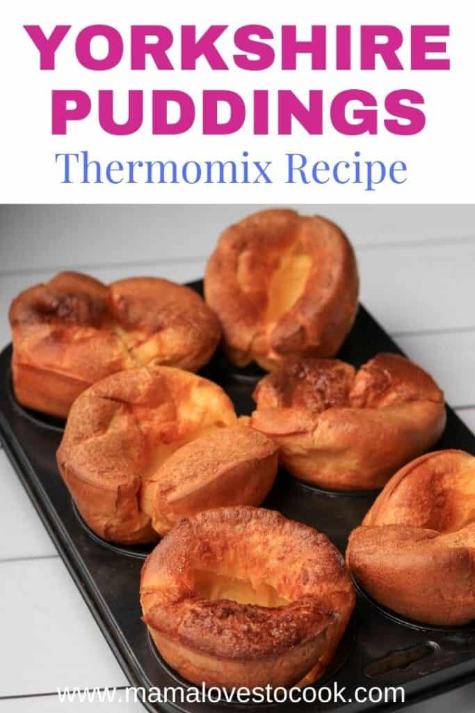 Thermomix Yorkshire Puddings pinterest pin