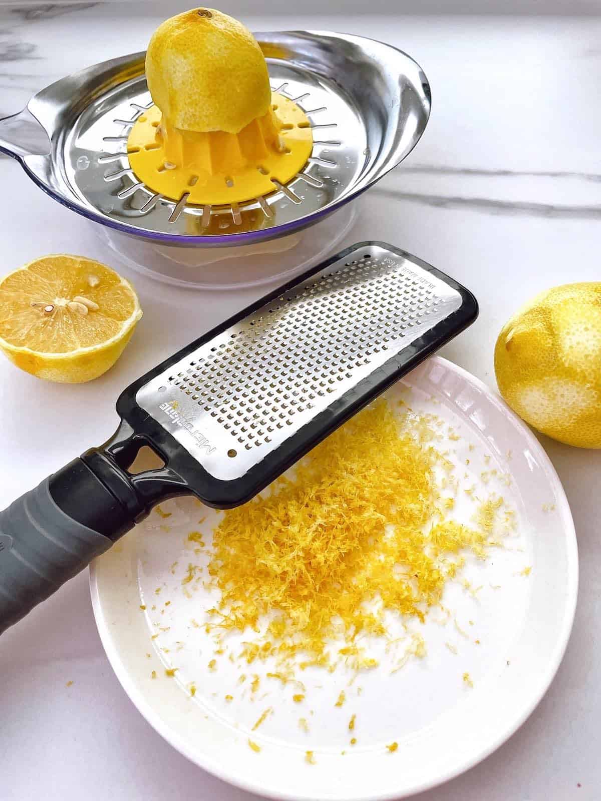 Lemon zester and juicer.