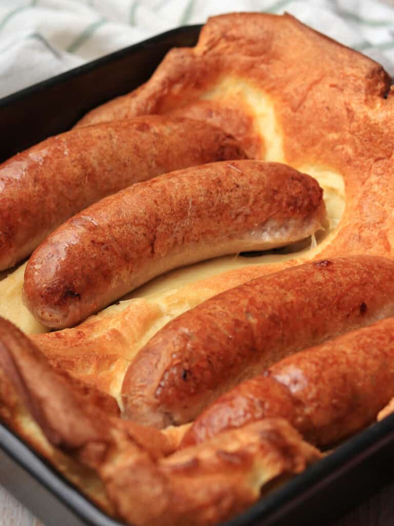 Close up of Thermomix Toad in the Hole