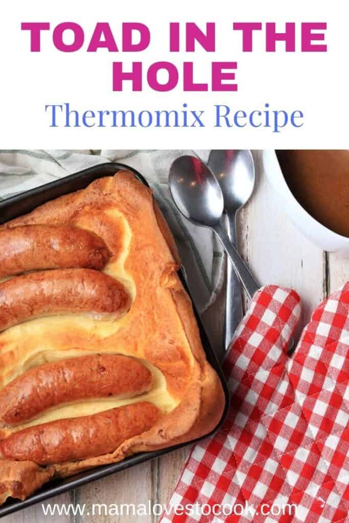 Thermomix Toad in the Hole Pinterest pin