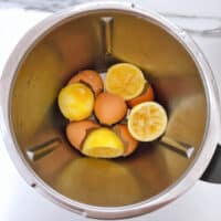 Lemons and eggshells in Thermomix