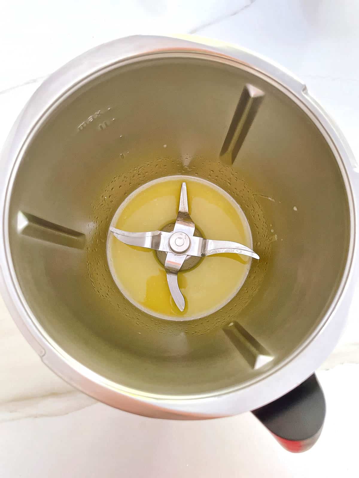 Melted butter in Thermomix.