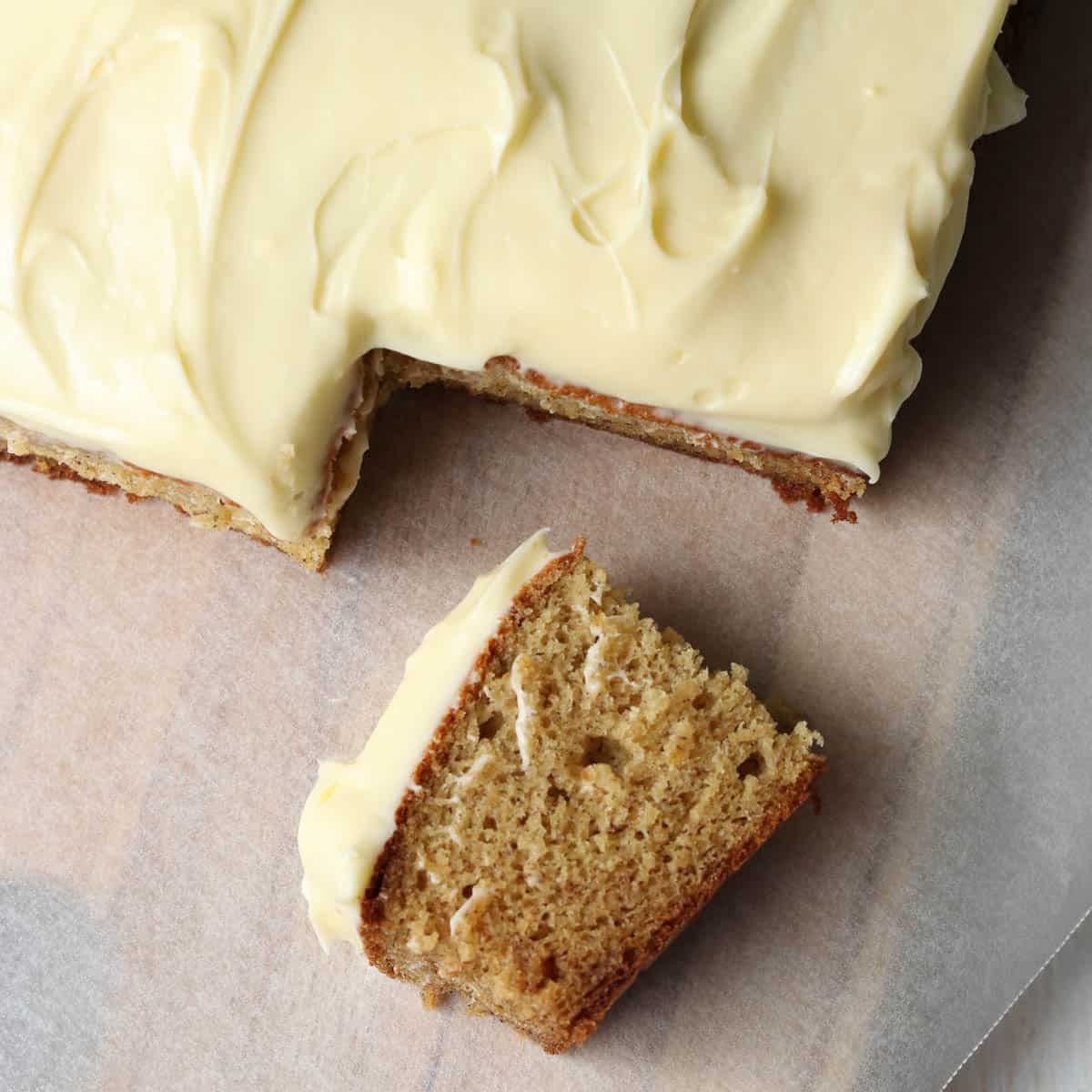 Thermomix Banana Cake with Cream Cheese Frosting.