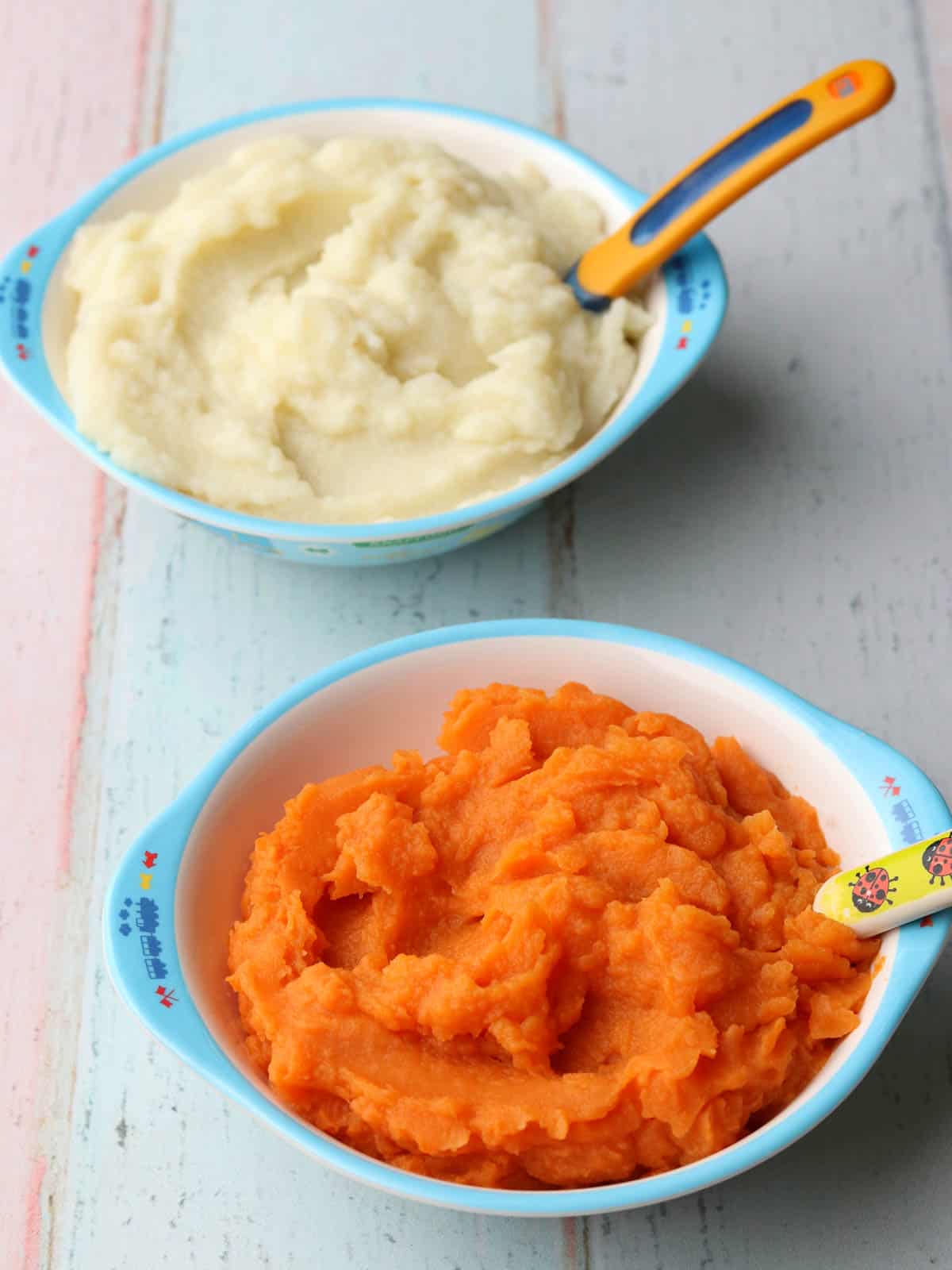 Thermomix Vegetable Puree in bowls.