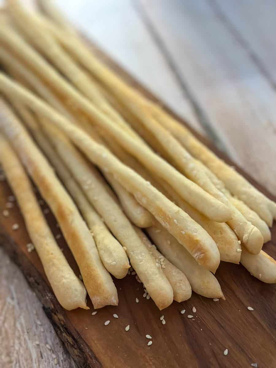 Homemade Thermomix Grissini.